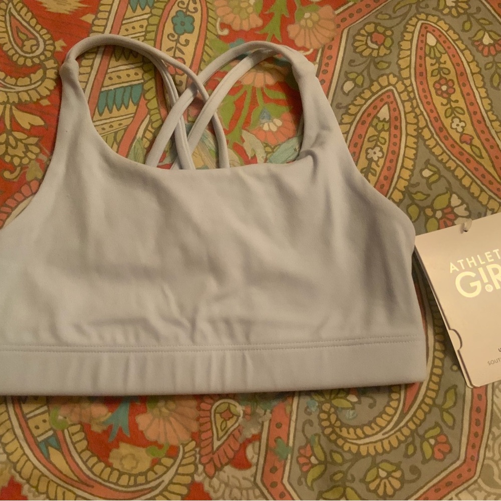 Athleta Childs Light Blue Sports Top NWT 8-10